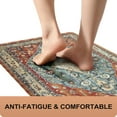 thumbnail image 3 of Kitchen Rugs Anti Fatigue Kitchen Runner Mats Cushioned, Comfort Fatigue Mats for Standing, 17\u201dx59\u201d Red Non-Skid Washable Kitchen Floor Mats for Office, Sink, Laundry, 3 of 6