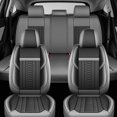 thumbnail image 2 of DIKSOAKR Car Seat Covers Full Set for Honda Civic 2003-2025 2026 5 Seats Waterproof Leather Front and Back Car Seat Covers Protectors Grey,Full Set(2 Row 5 Seats), 2 of 9