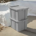 thumbnail image 4 of Sterilite Tuff1 18 Gallon Plastic Storage Tote Container Bin w/ Lid, 24 Ct, 4 of 7