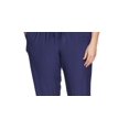 thumbnail image 2 of 1.State Womens Plus Drawstring Flat Front Linen Pants Navy 2X, 2 of 3
