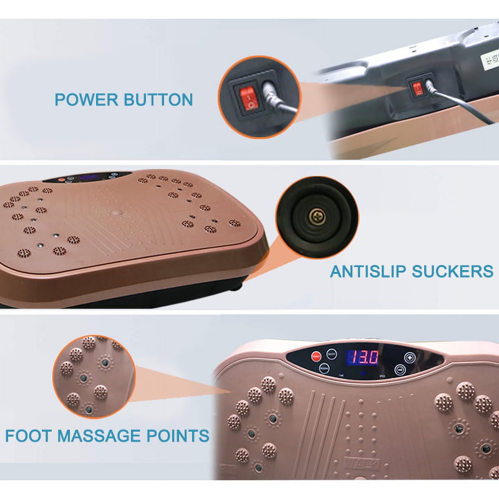 Topchant Lazy Mini Slimming Vibrating Platform Exercise Machine