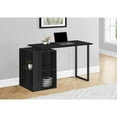 thumbnail image 5 of COMPUTER DESK - 55"L / BLACK OAK LEFT OR RIGHT FACING, 5 of 12