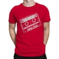 thumbnail image 2 of Retro Punk Mixtape Illustration Men's T-shirt, 2 of 3