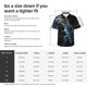 thumbnail image 5 of Balery colorful flames dinosaur Camisas hawaianas de manga corta para hombre, camisas playeras de corte holgado, camisas de vacaciones con botones,Large, 5 of 7