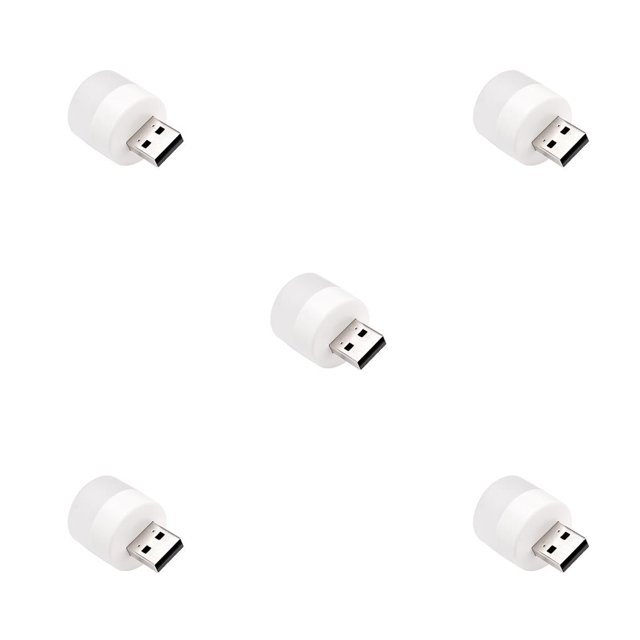 Moyic Luz de libro USB Lámpara de noche decorativa LED Iluminación portátil Luz blanca Luz blanca 5Conjunto