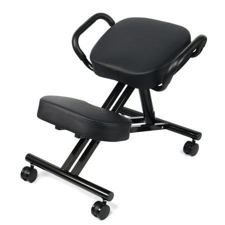 Adjustable Ergonomic Kneeling Office Chair with Handles, Double Thick ...