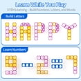 thumbnail image 3 of Askmuse 32PCS Magnetic Blocks Building Set, Magnet Tiles for Toddlers, Strong Magnets STEM Toys, Safe Magnetic Toys for Kids Ages 3+, Preschool Learning & Travel Play, 3 of 8