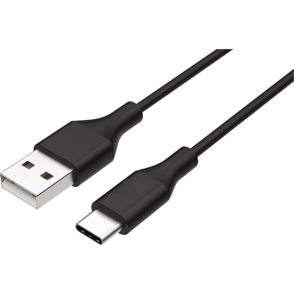 SANOXY USB Type-C à USB-A 2.0 Câble de Chargeur Mâle, 6 Pieds (1,8 Mètres), Noir