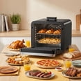 thumbnail image 7 of Behome 12.68QT Air Fryer Oven,8-in-1 Functions Digital Airfryer with Visible Window, 3-Layer Cooking Air Fryer for Crisps, Bakes, Roasts,1600W,Black, 7 of 7