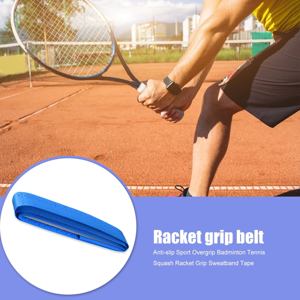 Tennis Racket Sweatband Anti-slip Breathable Sweat Band Badminton Grip Tape 