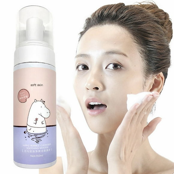 Yttmshdga Clearance! Facial Cleanser Water Is Tender Tender And Skin Cleansing Bubble Moisturizes And Moisturizes Deep Cleansing Facial Cleanser 160ml