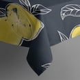 thumbnail image 5 of Yellow Lemon Fruit Slices DarkBlue Pattern Square Tablecloth,Waterproof Square Table Cover,Wipeable Spillproof Washable Table Cover for Home Kitchen Party Decor 52"x52"(132x132cm), 5 of 6