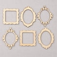 thumbnail image 2 of 10 Pieces Mixed Mini Frames Natural Wood Cutouts Animal Shapes Wooden Scrapbooking Embellishment DIY Handmade Accessories Home Decorations, 2 of 8