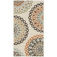 thumbnail image 2 of SAFAVIEH Veranda Axum Geometric Indoor/Outdoor Area Rug, 8' x 11'2", Cream/Terracotta, 2 of 9