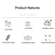 thumbnail image 4 of 2 uds pie pulgar ajustador reutilizable silicona elástico dedo del pie Corrector cuidado de los pies herramientas Ndcxsfigh  Cuidado Belleza, 4 of 9