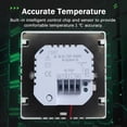 thumbnail image 2 of Termostato inte ligente Controlador de temperatura para calefacción eléctrica Pantalla LCD Pantalla táctil Semana Termostatos de calefacción por suelo radiante programables para el hogar Oficina Escuela Romacci Termostato, 2 of 7