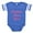 Royal Blue, variant on CafePress - Prettier Than You - Cute Infant Baby Football Bodysuit