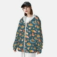 thumbnail image 3 of Yiaed Beach Dog Print Sun Shirts UPF 50+ Protection Hoodie Rash Guard Shirt UV Shirt Long Sleeve Fishing Outdoor Lightweightase-Small, 3 of 7