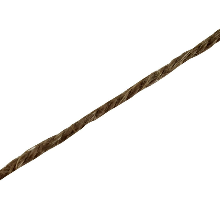 Jute Burlap Ribbon Twine Rope Cord String Roll Dark Brown 2mm Dia