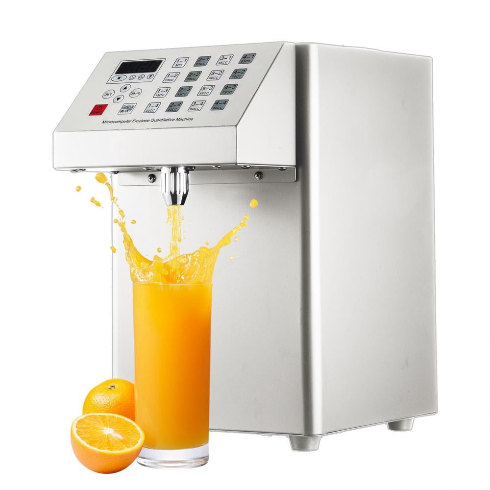 WAASOSCON 110V 300W Electric Fructose Sugar Syrup Quantitative Machine, 25x25x40cm/9.8x9.8x15.8 Inch Fructose Dispenser for Household Use