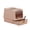 Pink, variant on EIODEAR Enclosed Cat Litter Box with Pull-Out Drawer - Convertible 2-in-1 Covered Pet Toilet for Large Cats, Anti-Tracking & Odor Control, 19.7" L