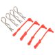 thumbnail image 3 of Retenedores de Clip de carcasa de carrocería de coche RC para Losi Lasernut U4 1/10 pieza de actualización de coche de Control remoto rojo, 3 of 10