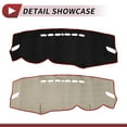 thumbnail image 5 of Unique Bargains Dashboard Dash Cover for Mitsubishi-Outlander 2013-2020 Interior Dashboard Mat Black Red Suede Silicone, 5 of 6