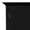 thumbnail image 6 of Simpli Home Bedford SOLID WOOD and Pine 54 inch x 17 inch Rectangle Transitional Sideboard Buffet and Wine Rack in Black, 6 of 12