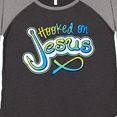 thumbnail image 4 of Inktastic Hooked on Jesus Christian Women's Plus Size T-Shirt, 4 of 5