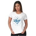 thumbnail image 4 of US Air Force Fly Fight Win Logo Women's T Shirt Ladies Tee Brisco Brands S, 4 of 5