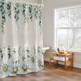 thumbnail image 6 of Shower Curtain for Bathroom Farmhouses Daisy Eucalyptus Leaves on Linen Waterproof Bath Curtains Shower Curtains with Hooks,Flower Leaf Bathroom Curtain Privacy Drapes for Bathtubs Toilet 36x72in, 6 of 9