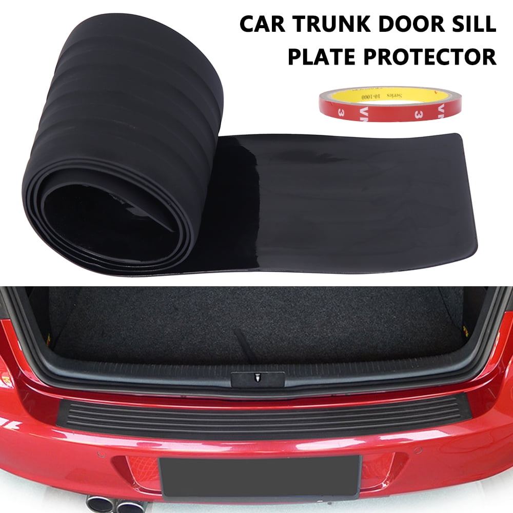 104cm Car Rear Bumper Sill Body Guard Protector Rubber Plate Trim Strip Cover US