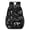 Moth and Skeleton, variant on Moth and Skeleton Gothic Pattern 17" School Backpacks for Teens,Waterproof Oxford Fabric,S-Shape Padded Straps for School,Travel,Hiking,Camping