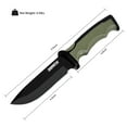 thumbnail image 4 of Dispatch 4.2" Hunting Knife, Survival Knife, Fixed Blade Camping Knife with K-Sheath, Rubber ABS Handle for Outdoor, 4 of 11