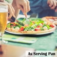 thumbnail image 4 of BPPEG Commercial Pizza Pan,16 Inch Pizza Cooking Tray-Heavy-Duty,18-Gauge,Aluminum Round Baking Tray,Oven-Baking,For Pizzas And More, 4 of 7