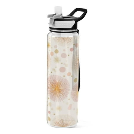 BZSMCE Sport Bottle Pastel Dandelion Outdoor sports Water Bottle Size: 10.4x3in
