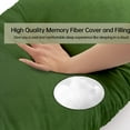 thumbnail image 2 of BedTreat Full Body Pillow Insert with Pillowcase for Adults,Long&Fluffy Pillow for Side Sleeper,Soft&Breathable (20X54,Green), 2 of 6