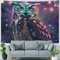 thumbnail image 4 of Creowell  Owl Tapestry Wall Hanging, Galaxy Owl Tapestry for Bedroom Aesthetic, Fantasy Bird Tapestries, Starry Sky Animal Tapastry Home Living Room Dorm Decor 40x60inch, 4 of 6