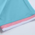 thumbnail image 6 of SGFCWSX Mens Soccer Set 2 Piece Striped V Neck Quick Dry Short Sleeve Shirt and Shorts Football Training Athletic Outfit Light Blue Size L, 6 of 9