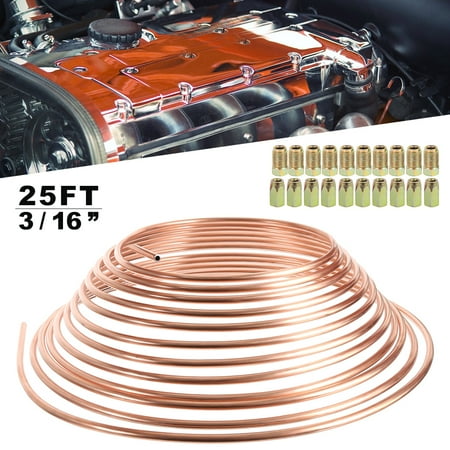Brake Pipe 3/16", Copper Nickel, 5 M