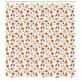 thumbnail image 3 of Ambesonne Ghost Shower Curtain, Halloween Party Cartoon Style, 69"Wx75"L, Multicolor, 3 of 3
