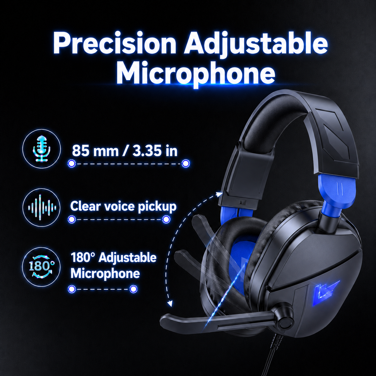 Btootos Wired Gaming Headset for Multi-Platform photo 5