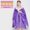 2-Purple, variant on TIZNEN Reversible Double Layer Fashion Cape Poncho Windproof Raincoat For Outdoor All Season Wear Loose Mid Long Coat Puffy Vests Womens Casual Outfits Womens Puffy Vest
