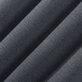 thumbnail image 4 of Sun Zero Prescott 2-pack Herringbone Magnetic Closure 100% Blackout Rod Pocket Curtain Panel Pair, 37"W x 63"L, Navy, 4 of 8