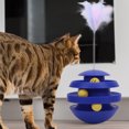 thumbnail image 3 of Puzzle Kitten Exercise Toy, Turntable Cat Toy, Interactive Automatic Ball Toy with Rotating Mechanism, Captivating Distraction for Cats, Built to Last & Indoor Play, Enhance Cat, 3 of 7