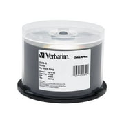 Verbatim dvd-r dl+ silk 50pk 4.7gb/8x spin-slvr