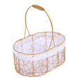 thumbnail image 2 of Cesta de regalo de boda con asa, cesta de pétalos para picnic, dormitorio, despedida de soltera 183 cm x 275 cm x 315 cm, 2 of 9
