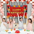 thumbnail image 4 of Cartoon Race Car Birthday Party Backdrop-5x3ft Happy Birthday Party Supplies Banner for Boys Girls Cartoon Race Car Theme Party Decorations, 4 of 8