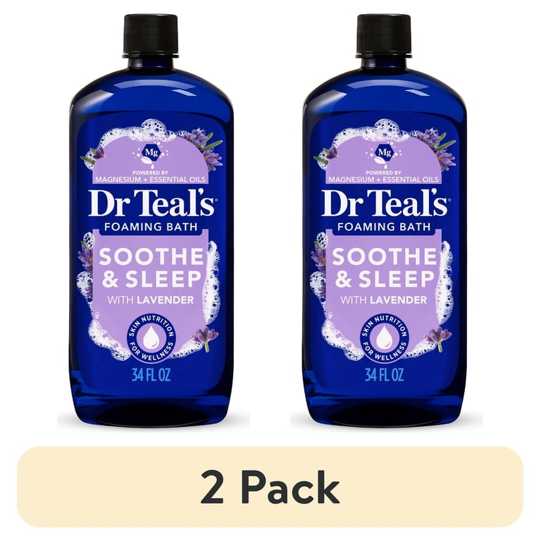 Dr Teal's Soothe & Sleep Foaming Bath with Lavender, 2-Pack photo 1