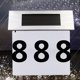 thumbnail image 1 of Kuymtek Número de casa LED Lámparas solares Dirección de casa al aire libre Número Signo Iluminación de puerta, 1 of 9